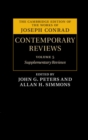 Image for Joseph Conrad: Contemporary Reviews : Volume 5
