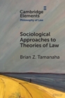 Image for Sociological approaches to theories of law
