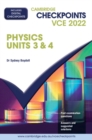 Image for Cambridge Checkpoints VCE Physics Units 3&amp;4 2022 Code