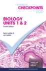Image for Cambridge Checkpoints VCE Biology Units 1&amp;2