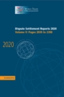 Image for Dispute Settlement Reports 2020 Dispute Settlement Reports 2020: Volume 5, Pages 2039 to 2398 : Volume 5