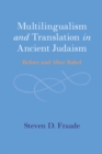 Image for Multilingualism and Translation in Ancient Judaism: Before and After Babel