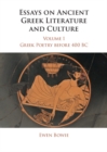 Image for Essays on Ancient Greek Literature and Culture : 1