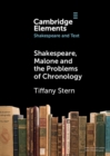 Image for Shakespeare, Malone and the Problems of Chronology