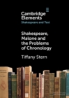 Image for Shakespeare, Malone and the Problems of Chronology