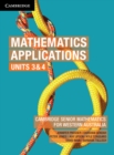 Image for Mathematics Applications Units 3&amp;4 for Western Australia