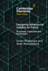 Image for Designing Behavioural Insights for Policy: Processes, Capacities &amp; Institutions