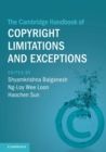 Image for The Cambridge Handbook of Copyright Limitations and Exceptions