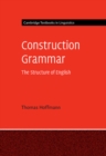 Image for Construction Grammar: The Structure of English