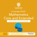 Image for Cambridge IGCSE™ Mathematics Core and Extended Digital Teacher&#39;s Resource - Individual User Licence Access Card (5 Years&#39; Access)