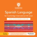 Image for Cambridge International AS Level Spanish Language Digital Teacher&#39;s Resource Access Card
