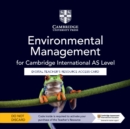 Image for Cambridge International AS Level Environmental Management Digital Teacher&#39;s Resource Access Card