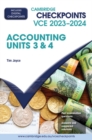 Image for Cambridge Checkpoints VCE Accounting Units 3&amp;4 2023-2024
