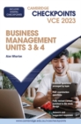 Image for Cambridge Checkpoints VCE Business Management Units 3&amp;4 2023