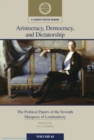Image for Aristocracy, Democracy and Dictatorship: Volume 63
