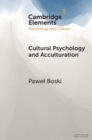 Image for Cultural psychology and acculturation