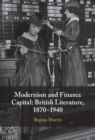 Image for Modernism and Finance Capital