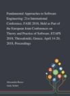 Image for Fundamental Approaches to Software Engineering : 21st International Conference, FASE 2018, Held as Part of the European Joint Conferences on Theory and Practice of Software, ETAPS 2018, Thessaloniki, 