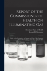 Image for Report of the Commissioner of Health on Illuminating Gas