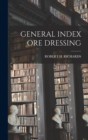 Image for General Index Ore Dressing