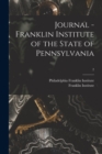 Image for Journal - Franklin Institute of the State of Pennsylvania; 2