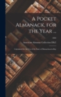 Image for A Pocket Almanack, for the Year ...