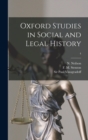 Image for Oxford Studies in Social and Legal History; 4