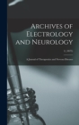 Image for Archives of Electrology and Neurology