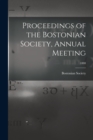 Image for Proceedings of the Bostonian Society, Annual Meeting; 1888