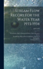 Image for Stream Flow Recors for the Water Year 1933/1934; 1933/1934