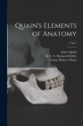 Image for Quain&#39;s Elements of Anatomy; v.2 : pt.1
