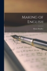 Image for Making of English