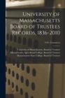 Image for University of Massachusetts Board of Trustees Records, 1836-2010; 1978 : Committees