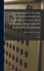 Image for Catalogue of the Eleventh Annual Session of Lincoln Normal University, Marion, Alabama : 1883-84