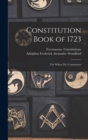 Image for Constitution Book of 1723