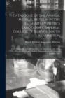 Image for Catalogue of the Annual Medical Museum in the Elementary Physics Laboratory, Imperial College of Science, South Kensington : Open During the Annual Meeting of the Association, July 26th, 27th, 28th an