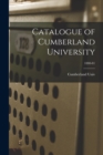 Image for Catalogue of Cumberland University; 1880-81