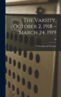 Image for The Varsity, October 2, 1918 - March 24, 1919; 38