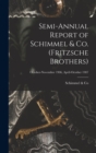 Image for Semi-annual Report of Schimmel &amp; Co. (Fritzsche Brothers); October-November 1906, April-October 1907