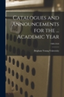 Image for Catalogues and Announcements for the ... Academic Year; 1909-1910
