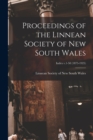 Image for Proceedings of the Linnean Society of New South Wales; Index v.1-50 (1875-1925)