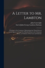Image for A Letter to Mr. Lambton