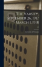 Image for The Varsity, September 26, 1917 - March 1, 1918; 37