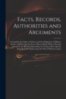 Image for Facts, Records, Authorities and Arguments; Concerning the Claims of Liberty and the Obligations of Military Service