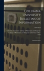 Image for Columbia University Bulletins of Information