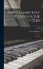Image for Forty Elementary Studies for the Violin