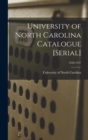 Image for University of North Carolina Catalogue [serial]; 1926-1927