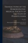 Image for Transactions of the Homoeopathic Medical Society of the State of Pennsylvania; 37th (1901)