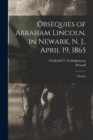 Image for Obsequies of Abraham Lincoln, in Newark, N. J., April 19, 1865 : Oration