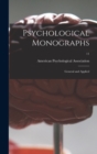 Image for Psychological Monographs